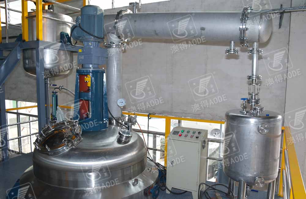 油墨反應釜工(gōng)程案例